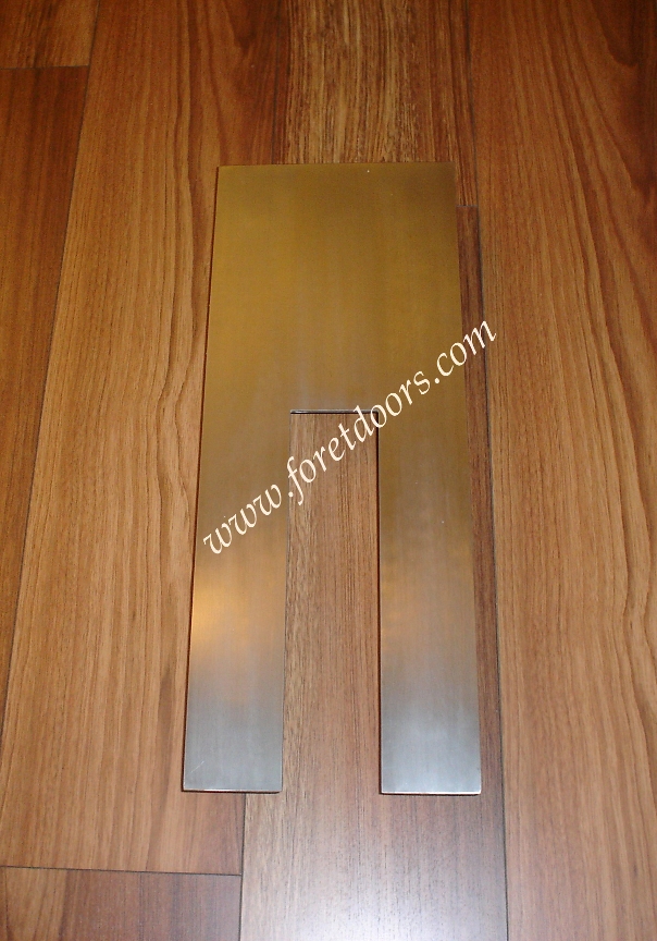 rectangular contemporary entry door pull